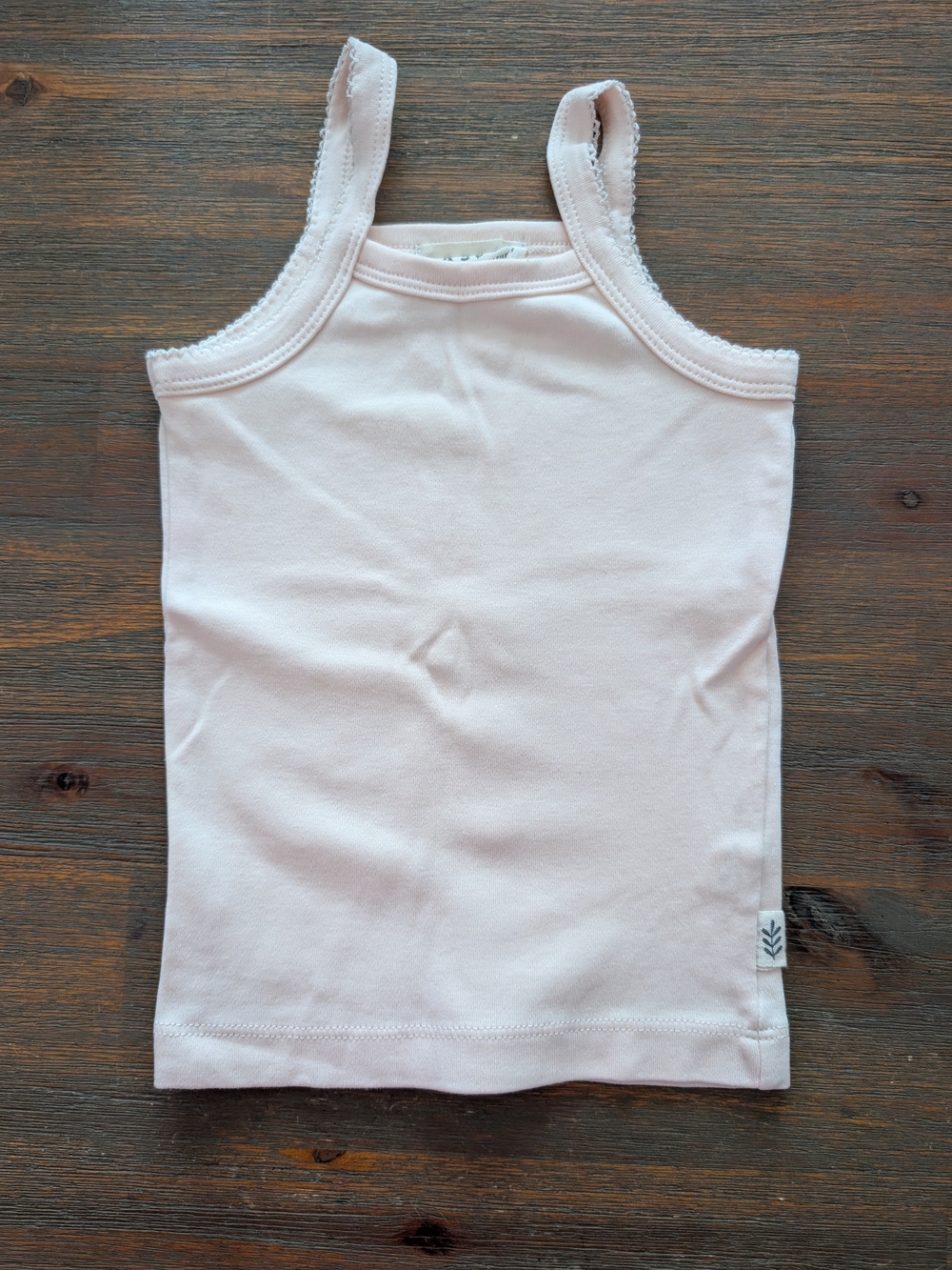 Light Pink Girls' Tank Top